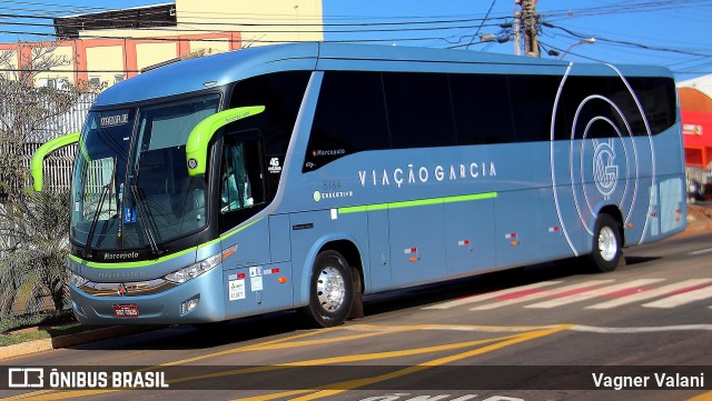 Viação Garcia 8184 na cidade de Londrina, Paraná, Brasil, por Vagner Valani. ID da foto: 12030449.