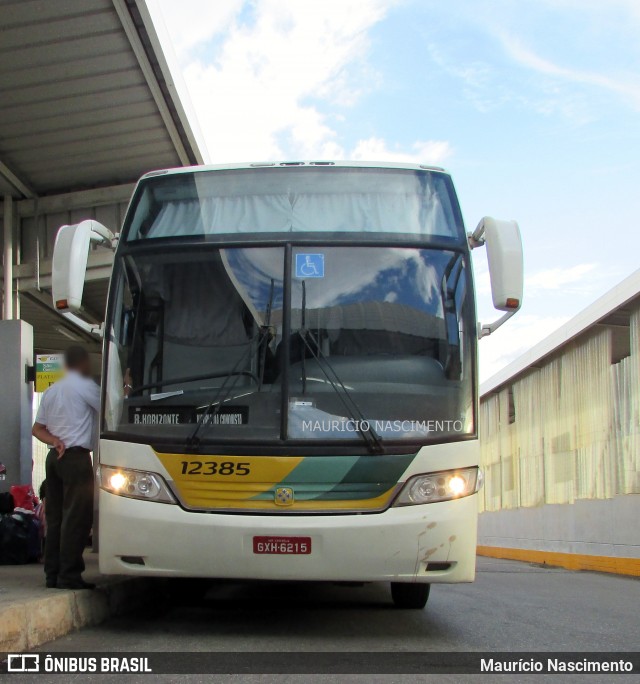 Empresa Gontijo de Transportes 12385 na cidade de Belo Horizonte, Minas Gerais, Brasil, por Maurício Nascimento. ID da foto: 12028891.