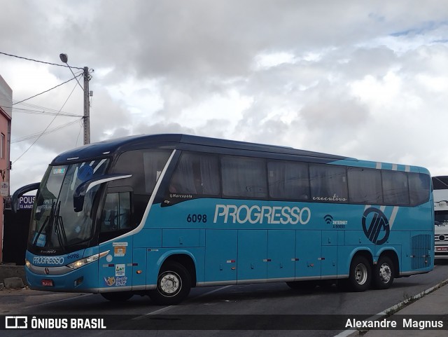 Auto Viação Progresso 6098 na cidade de São Caitano, Pernambuco, Brasil, por Alexandre  Magnus. Número da foto: #12028069.