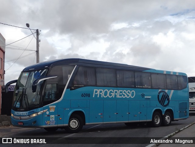 Auto Viação Progresso 6098 na cidade de São Caitano, Pernambuco, Brasil, por Alexandre  Magnus. ID da foto: 12028069.