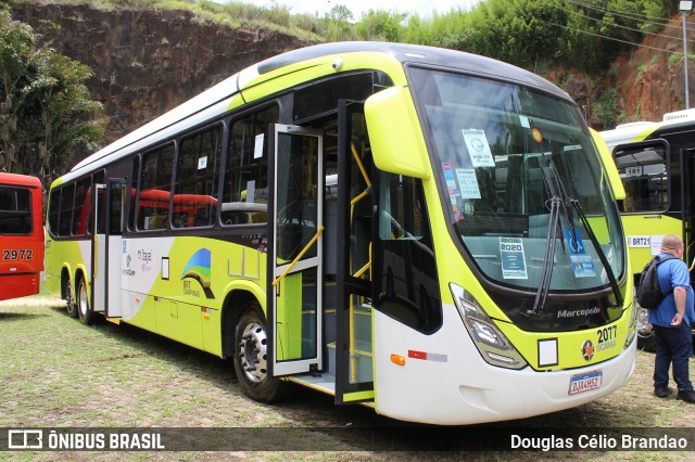 Itajaí Transportes Coletivos 2077 na cidade de Campinas, São Paulo, Brasil, por Douglas Célio Brandao. ID da foto: 12028997.