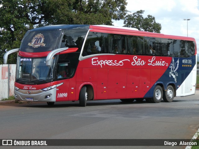 Expresso São Luiz 10090 na cidade de Brasília, Distrito Federal, Brasil, por Diego Alarcon. ID da foto: 12029308.