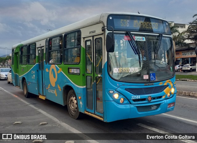 Nova Transporte 22144 na cidade de Cariacica, Espírito Santo, Brasil, por Everton Costa Goltara. ID da foto: 12031659.