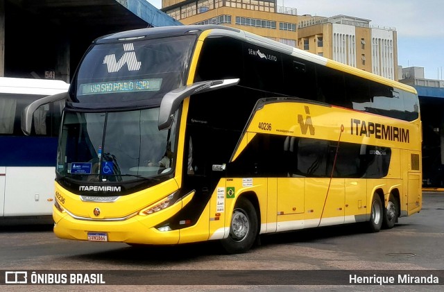 Viação Itapemirim 40236 na cidade de Porto Alegre, Rio Grande do Sul, Brasil, por Henrique Miranda. ID da foto: 12030865.