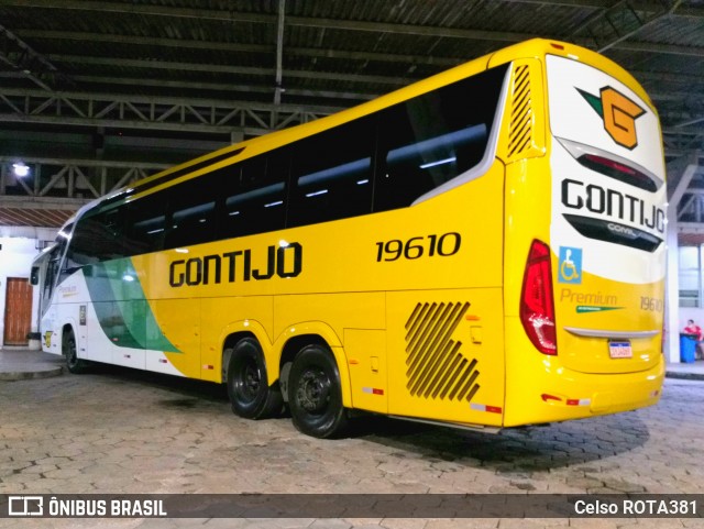 Empresa Gontijo de Transportes 19610 na cidade de Ipatinga, Minas Gerais, Brasil, por Celso ROTA381. ID da foto: 12032340.