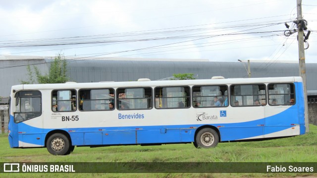 Transportes Barata BN-55 na cidade de Benevides, Pará, Brasil, por Fabio Soares. Número da foto: #12032353.