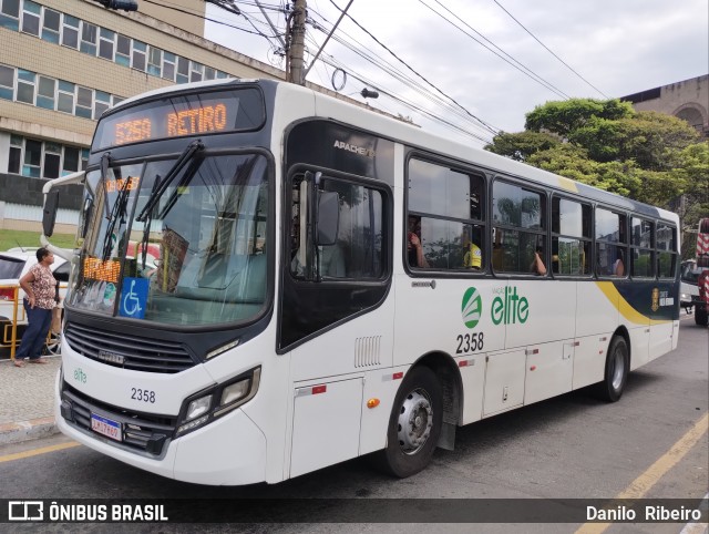 Viação Elite 2358 na cidade de Volta Redonda, Rio de Janeiro, Brasil, por Danilo  Ribeiro. ID da foto: 12032541.