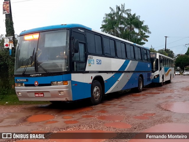 Ônibus Particulares 520 na cidade de Belém, Pará, Brasil, por Fernando Monteiro. Número da foto: #12031609.