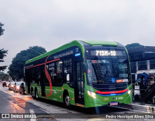 TRANSPPASS - Transporte de Passageiros 8 1090 na cidade de São Paulo, São Paulo, Brasil, por Pedro Henrique Alves Silva. ID da foto: 12033294.