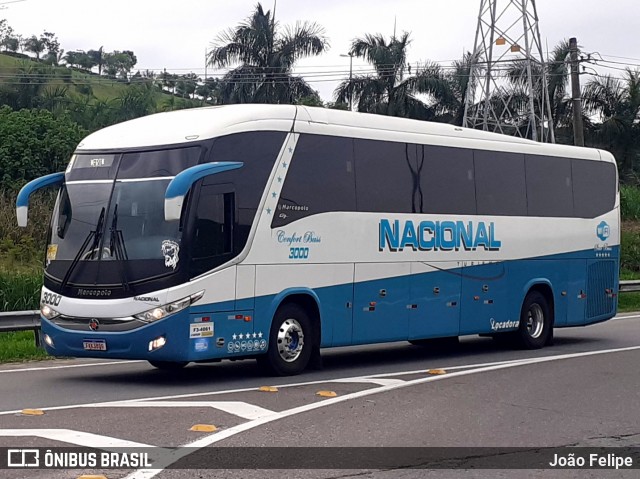 Nacional Turismo 3000 na cidade de Aparecida, São Paulo, Brasil, por João Felipe. Número da foto: #12031788.