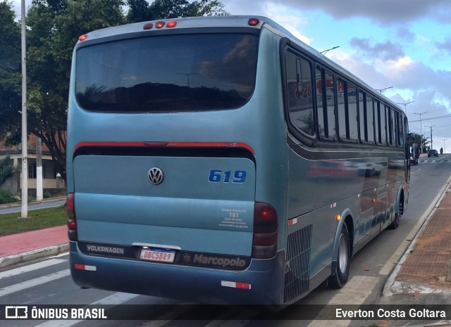 Ônibus Particulares 619 na cidade de Cariacica, Espírito Santo, Brasil, por Everton Costa Goltara. Número da foto: #12031668.