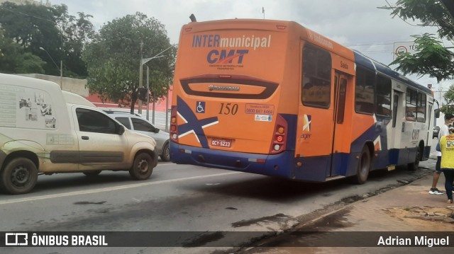 CMT - Consórcio Metropolitano Transportes 150 na cidade de Cuiabá, Mato Grosso, Brasil, por Adrian Miguel. ID da foto: 12033123.