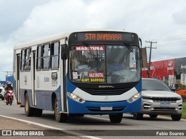 ViaBus Transportes CT-97704 na cidade de Benevides, Pará, Brasil, por Fabio Soares. ID da foto: 12032338.