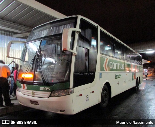 Empresa Gontijo de Transportes 21195 na cidade de Belo Horizonte, Minas Gerais, Brasil, por Maurício Nascimento. ID da foto: 12032719.