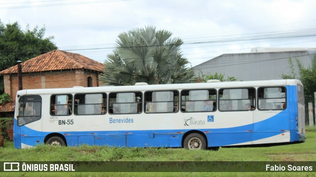 Transportes Barata BN-55 na cidade de Benevides, Pará, Brasil, por Fabio Soares. ID da foto: 12032364.