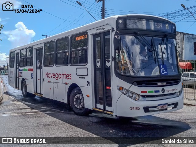 Consórcio Navegantes - 09  > Empresa de Transportes Nossa Senhora Aparecida > Empresa de Transportes Marcos da Silva 09185 na cidade de João Pessoa, Paraíba, Brasil, por Daniel da Silva. Número da foto: #12031284.