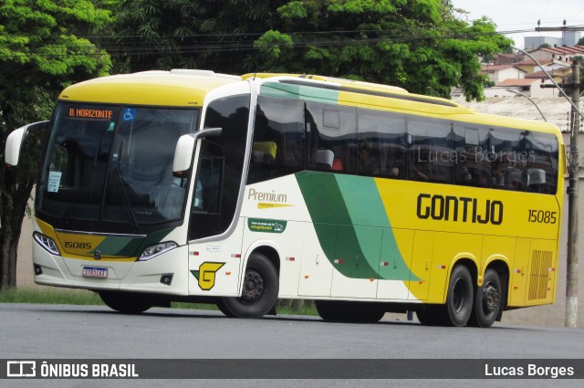 Empresa Gontijo de Transportes 15085 na cidade de Araxá, Minas Gerais, Brasil, por Lucas Borges . Número da foto: #11989445.