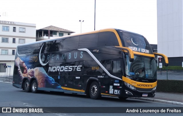 Expresso Nordeste 60140 na cidade de Balneário Camboriú, Santa Catarina, Brasil, por André Lourenço de Freitas. ID da foto: 11989193.