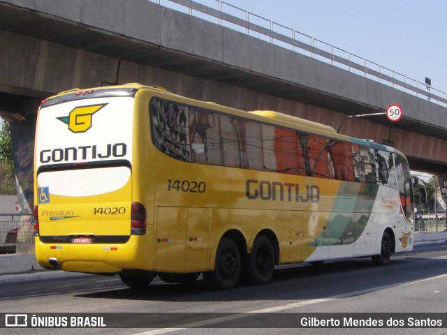 Empresa Gontijo de Transportes 14020 na cidade de São Paulo, São Paulo, Brasil, por Gilberto Mendes dos Santos. Número da foto: #11988329.