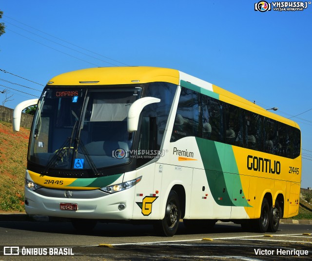 Empresa Gontijo de Transportes 21445 na cidade de Campinas, São Paulo, Brasil, por Victor Henrique. Número da foto: #11989803.