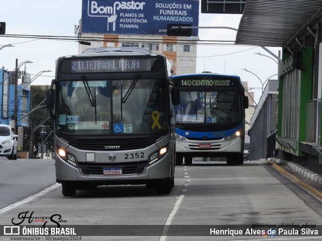 Expresso CampiBus 2352 na cidade de Campinas, São Paulo, Brasil, por Henrique Alves de Paula Silva. ID da foto: 11989907.