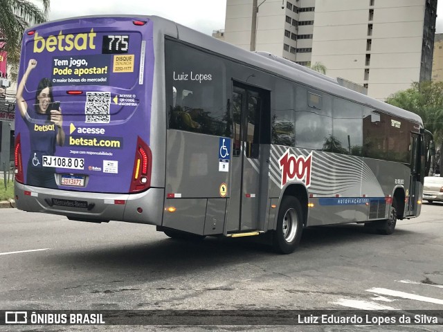 Auto Viação 1001 RJ 108.803 na cidade de Niterói, Rio de Janeiro, Brasil, por Luiz Eduardo Lopes da Silva. Número da foto: #11988546.