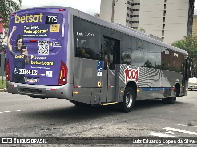 Auto Viação 1001 RJ 108.803 na cidade de Niterói, Rio de Janeiro, Brasil, por Luiz Eduardo Lopes da Silva. ID da foto: 11988546.