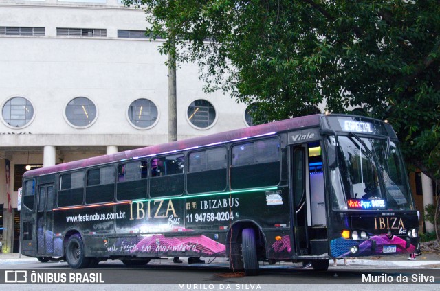 Ibiza Bus - Festa no Bus DAH5993 na cidade de São Paulo, São Paulo, Brasil, por Murilo da Silva. ID da foto: 11990528.