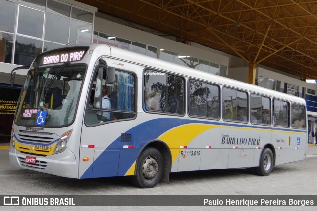 Viação Barra do Piraí Turismo RJ 113.015 na cidade de Mendes, Rio de Janeiro, Brasil, por Paulo Henrique Pereira Borges. ID da foto: 11989846.