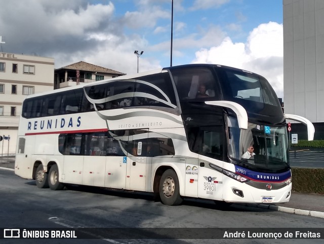 Reunidas Transportes Coletivos 39801 na cidade de Balneário Camboriú, Santa Catarina, Brasil, por André Lourenço de Freitas. ID da foto: 11989170.