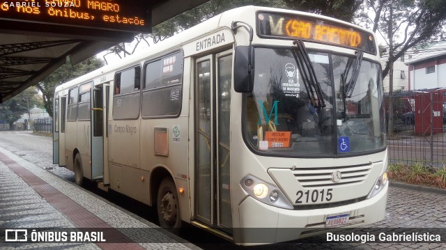 Auto Viação São Braz 21015 na cidade de Curitiba, Paraná, Brasil, por Busologia Gabrielística. ID da foto: 12036570.