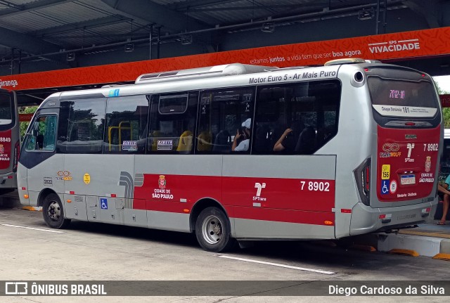 Transwolff Transportes e Turismo 7 8902 na cidade de São Paulo, São Paulo, Brasil, por Diego Cardoso da Silva. Número da foto: #12035202.
