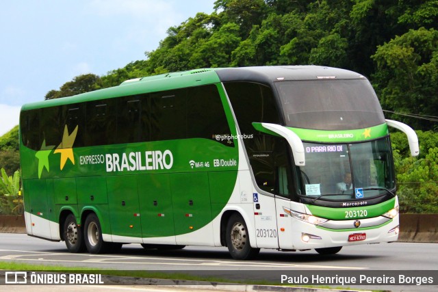 Expresso Brasileiro 203120 na cidade de Piraí, Rio de Janeiro, Brasil, por Paulo Henrique Pereira Borges. ID da foto: 12035900.