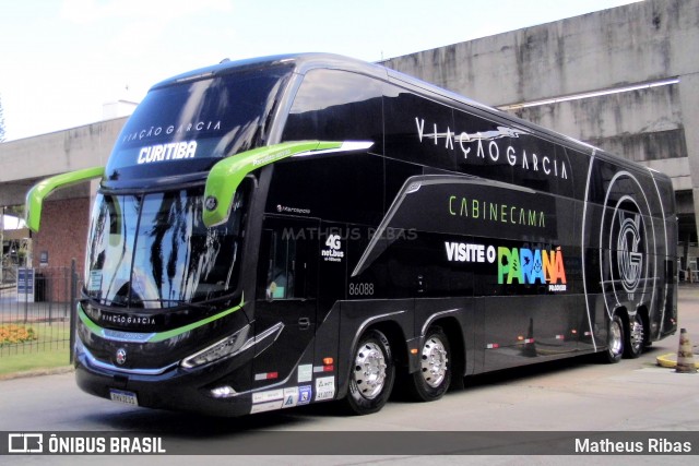 Viação Garcia 86088 na cidade de Curitiba, Paraná, Brasil, por Matheus Ribas. Número da foto: #12034711.