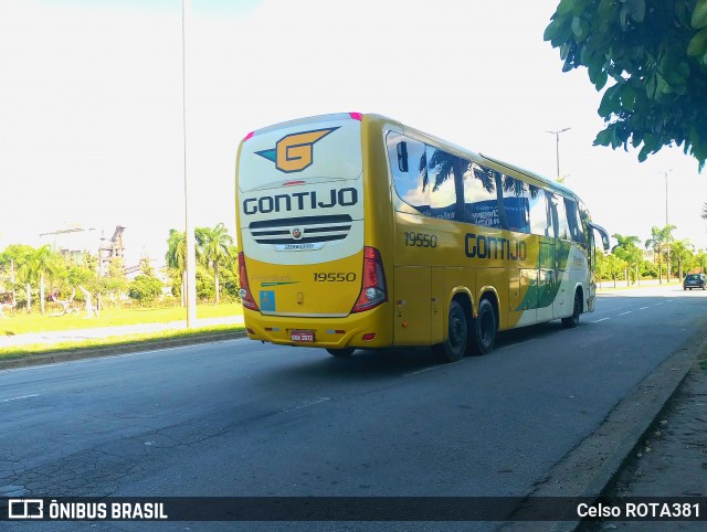 Empresa Gontijo de Transportes 19550 na cidade de Ipatinga, Minas Gerais, Brasil, por Celso ROTA381. ID da foto: 12033864.