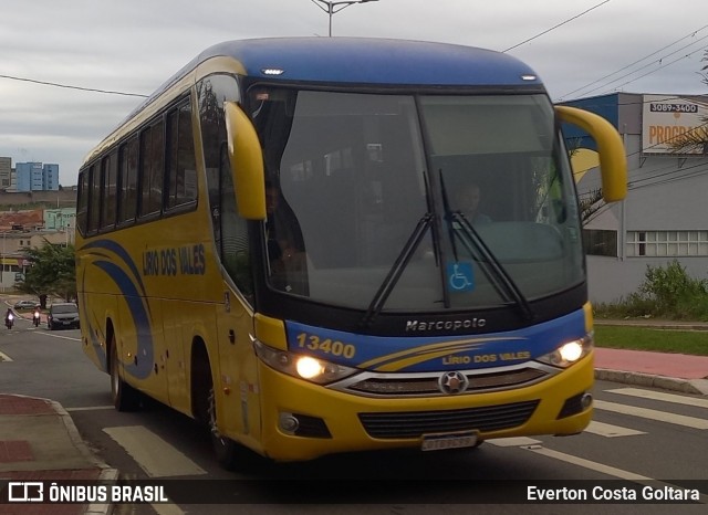 Viação Lírio dos Vales 13400 na cidade de Cariacica, Espírito Santo, Brasil, por Everton Costa Goltara. Número da foto: #12034783.