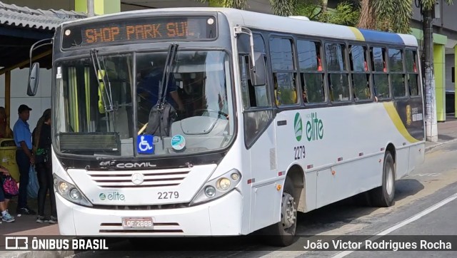 Viação Elite 2279 na cidade de Volta Redonda, Rio de Janeiro, Brasil, por João Victor Rodrigues Rocha. ID da foto: 12035938.