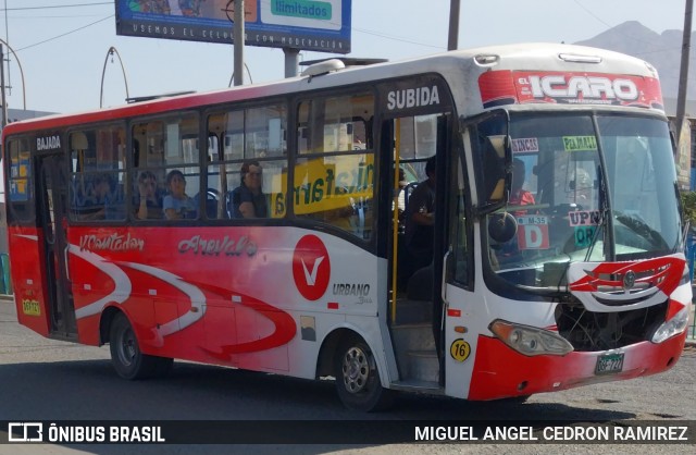 Empresa de Transportes El Icaro Inversionistas S.A. 16 na cidade de Trujillo, Trujillo, La Libertad, Peru, por MIGUEL ANGEL CEDRON RAMIREZ. ID da foto: 12036751.