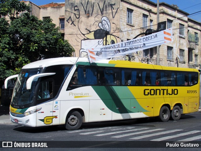 Empresa Gontijo de Transportes 18995 na cidade de Belo Horizonte, Minas Gerais, Brasil, por Paulo Gustavo. ID da foto: 12036350.