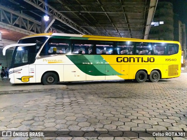 Empresa Gontijo de Transportes 19540 na cidade de Ipatinga, Minas Gerais, Brasil, por Celso ROTA381. ID da foto: 12033867.