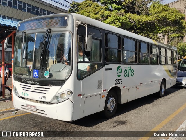 Viação Elite 2279 na cidade de Volta Redonda, Rio de Janeiro, Brasil, por Danilo  Ribeiro. Número da foto: #12034309.
