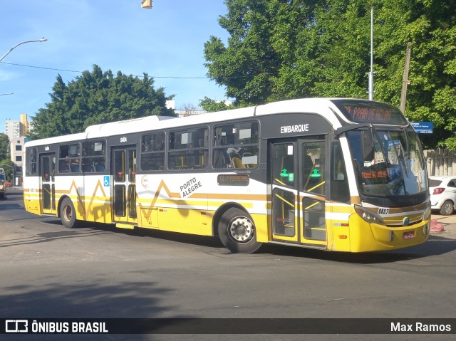 Companhia Carris Porto-Alegrense 0837 na cidade de Porto Alegre, Rio Grande do Sul, Brasil, por Max Ramos. ID da foto: 12034101.