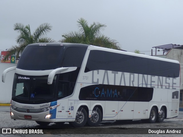 Auto Viação Catarinense 3701 na cidade de Balneário Camboriú, Santa Catarina, Brasil, por Douglas Andrez. Número da foto: #12036274.