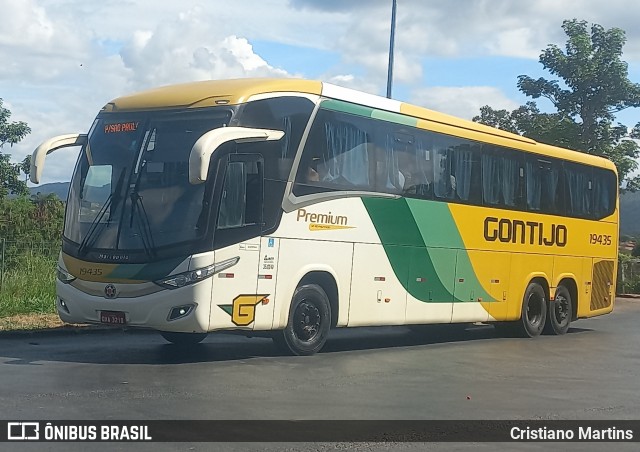 Empresa Gontijo de Transportes 19435 na cidade de Montes Claros, Minas Gerais, Brasil, por Cristiano Martins. ID da foto: 12036527.