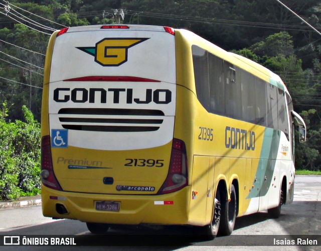 Empresa Gontijo de Transportes 21395 na cidade de Juiz de Fora, Minas Gerais, Brasil, por Isaias Ralen. ID da foto: 12035743.