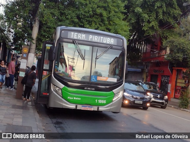 Viação Santa Brígida 1 1866 na cidade de São Paulo, São Paulo, Brasil, por Rafael Lopes de Oliveira. Número da foto: #12034947.