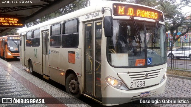 Auto Viação São Braz 21298 na cidade de Curitiba, Paraná, Brasil, por Busologia Gabrielística. ID da foto: 12036533.