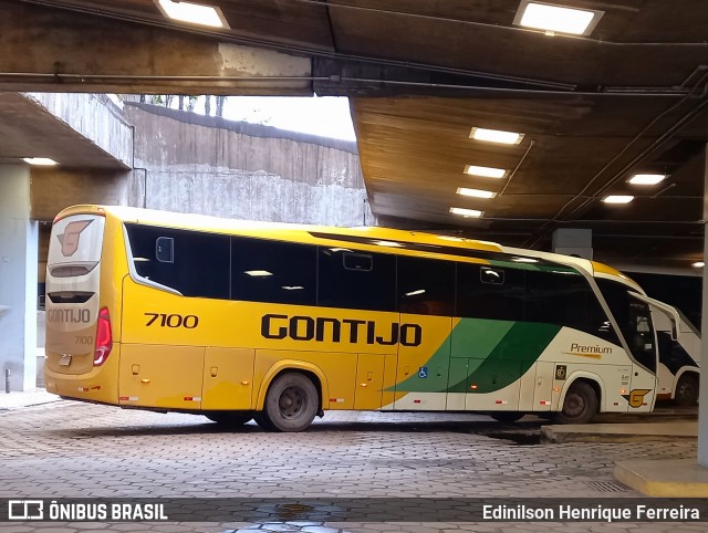 Empresa Gontijo de Transportes 7100 na cidade de Belo Horizonte, Minas Gerais, Brasil, por Edinilson Henrique Ferreira. ID da foto: 12035414.