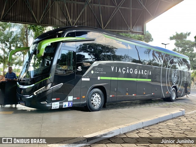 Viação Garcia 92030 na cidade de Bauru, São Paulo, Brasil, por Júnior Juninho. ID da foto: 12037022.