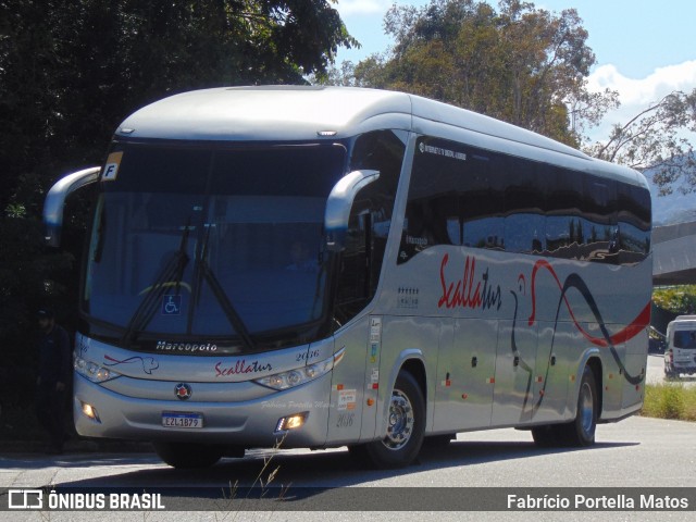 Scalla Tur Transportes 2036 na cidade de Guarulhos, São Paulo, Brasil, por Fabrício Portella Matos. ID da foto: 12038053.